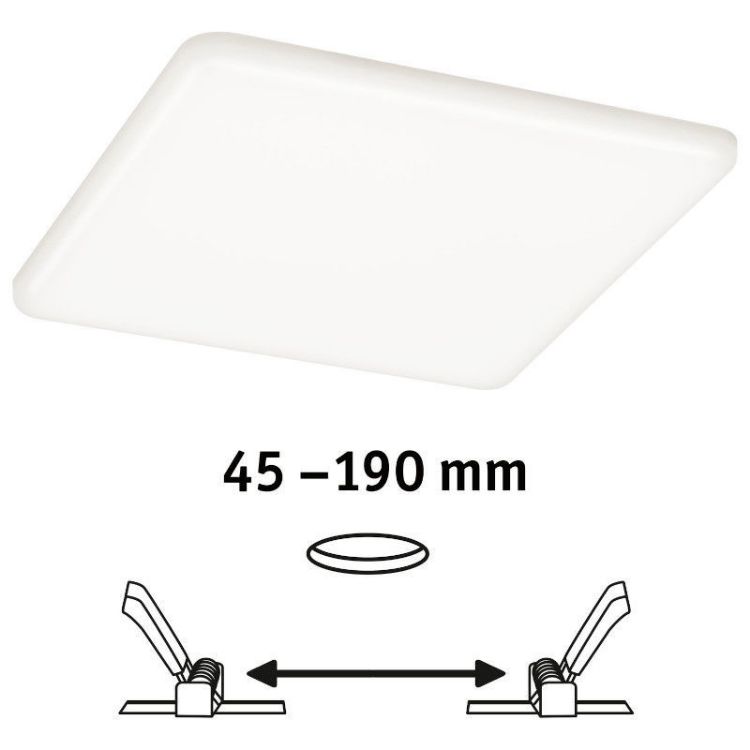 Alles PAULMANN panel LED ugradbeni VELUNA VARIFIT 17,5W 4000K 185x185mm