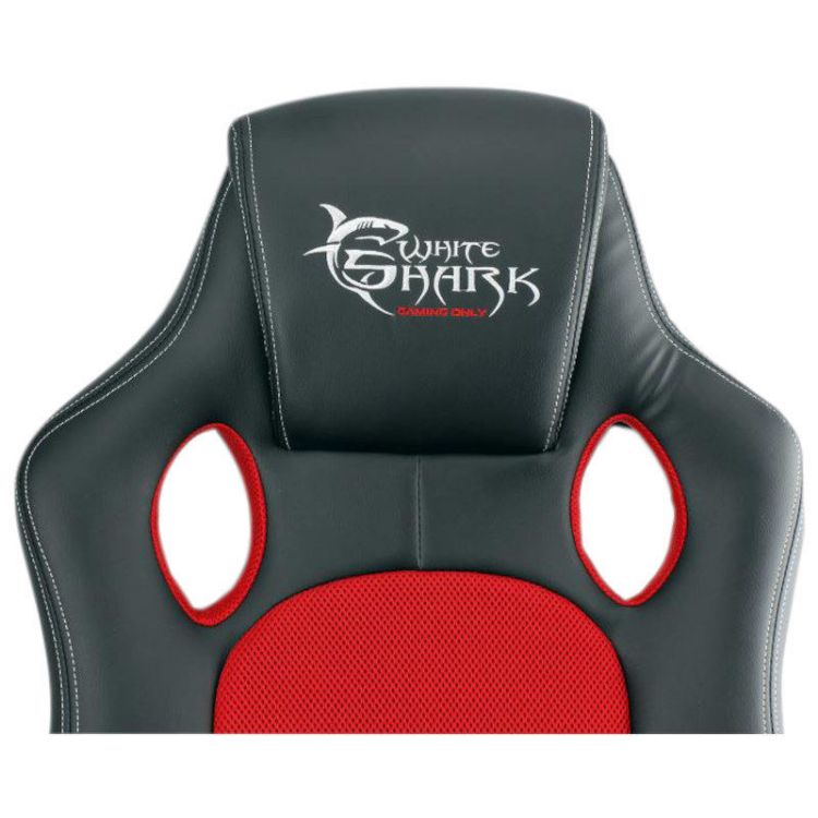 Alles Stolica gaming WHITE SHARK KINGS THRONE CRNO/CRVENA
