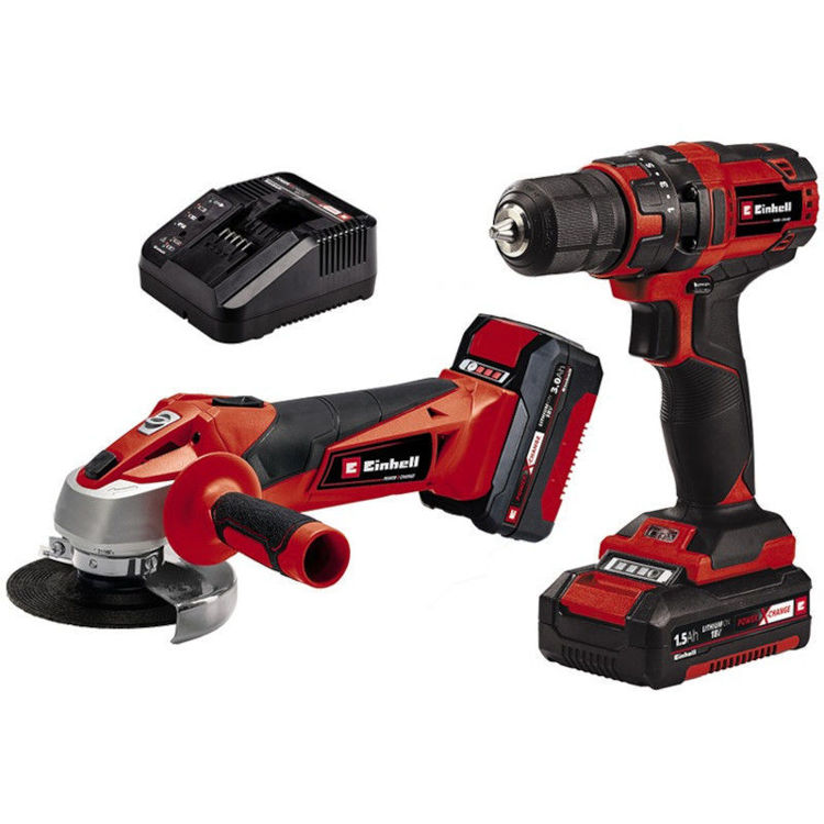 Alles EINHELL set aku bušilice i brusilice TC-TK 18 Li Kit (CD+AG)