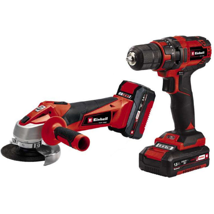 Alles EINHELL set aku bušilice i brusilice TC-TK 18 Li Kit (CD+AG)