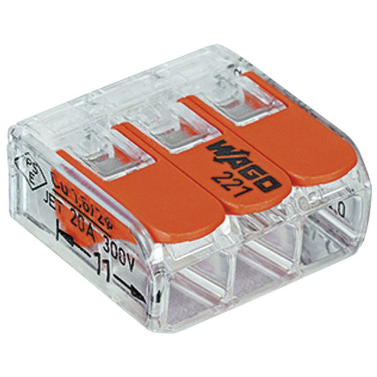 Alles WAGO 221413 stezaljka Flexi 3x2,5