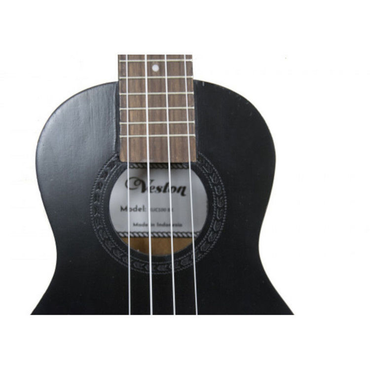 Alles VESTON ukulele KUC100 BK koncert CRNA