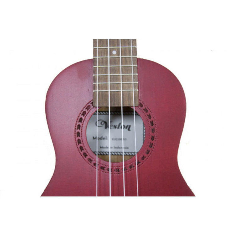 Alles VESTON ukulele KUC100 RD koncert CRVENA