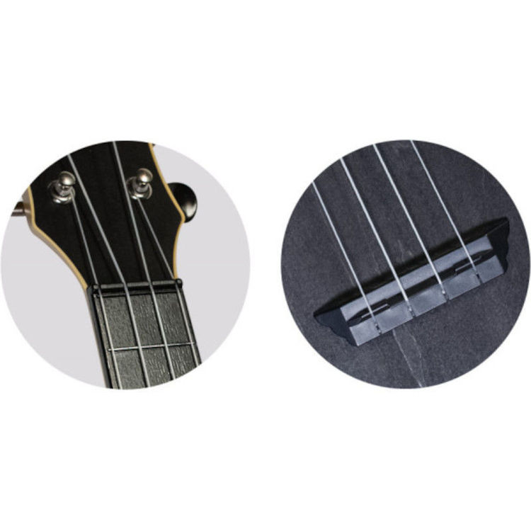 Alles FLIGHT ukulele TUS35BK travel sopran CRNA