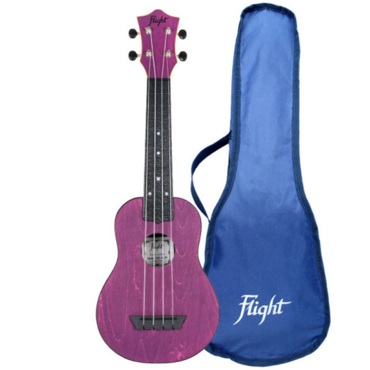 Alles FLIGHT ukulele TUS35PP travel sopran LJUBIČASTA