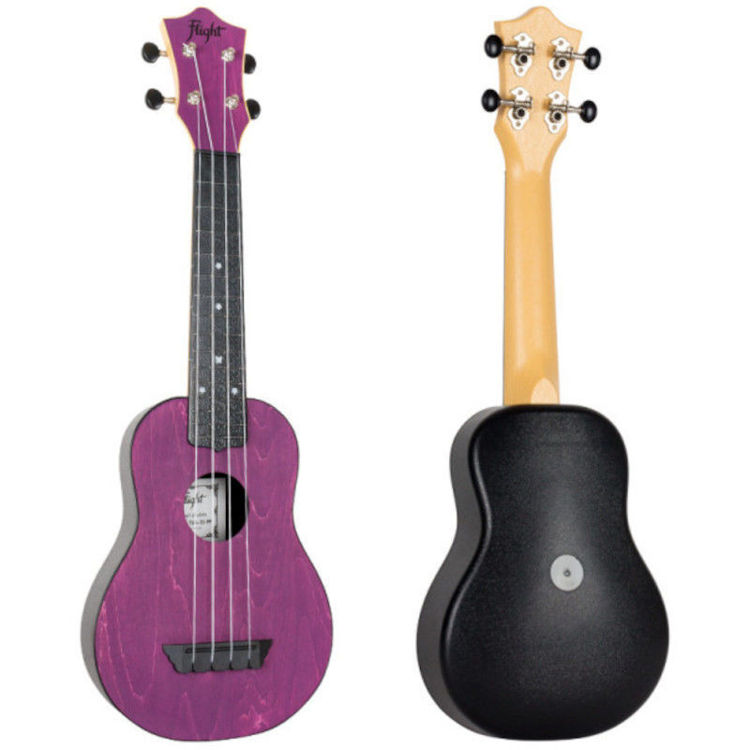 Alles FLIGHT ukulele TUS35PP travel sopran LJUBIČASTA