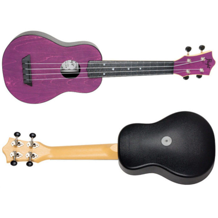 Alles FLIGHT ukulele TUS35PP travel sopran LJUBIČASTA