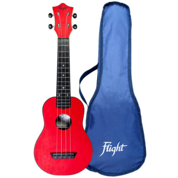 Alles FLIGHT ukulele TUS35RD travel sopran CRVENA