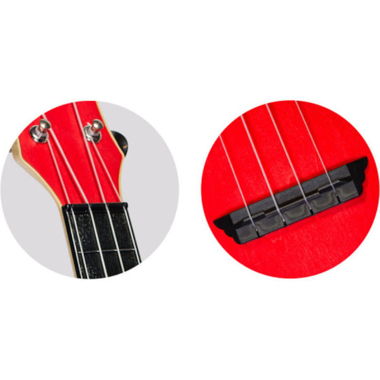 Alles FLIGHT ukulele TUS35RD travel sopran CRVENA