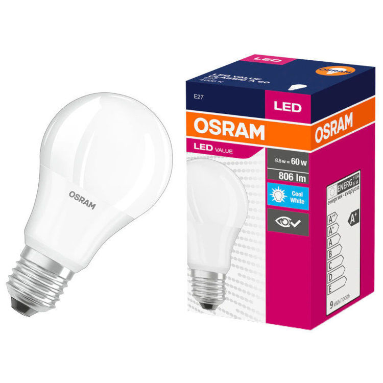 Astra OSRAM LED žarulja VALUE CLAS A 60 8.5 W/4000K E27