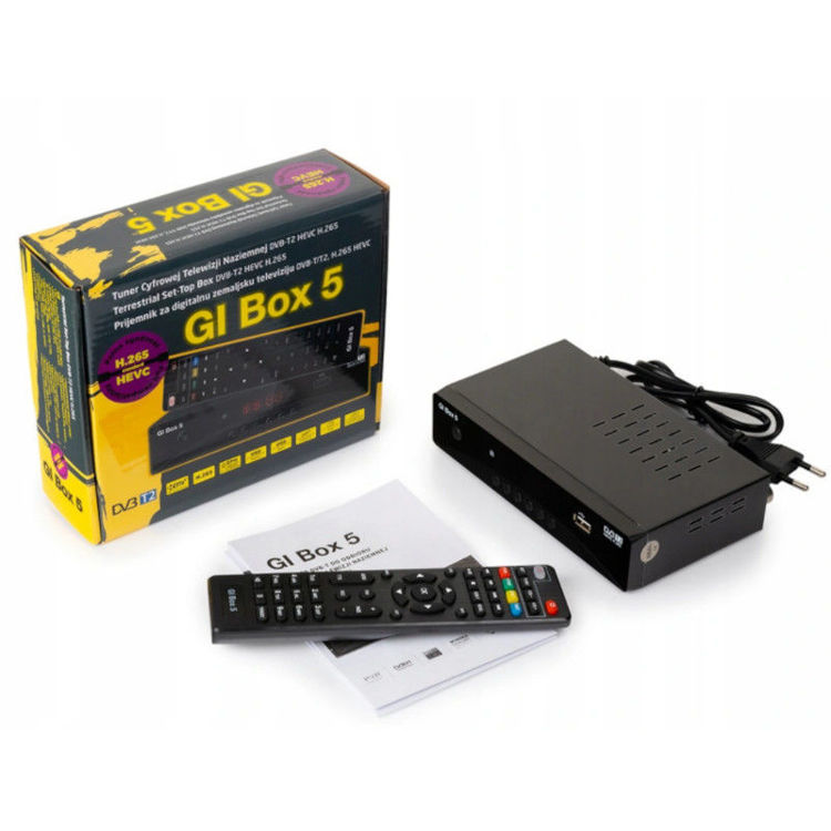 Alles DVB-T2 prijemnik GI BOX 5