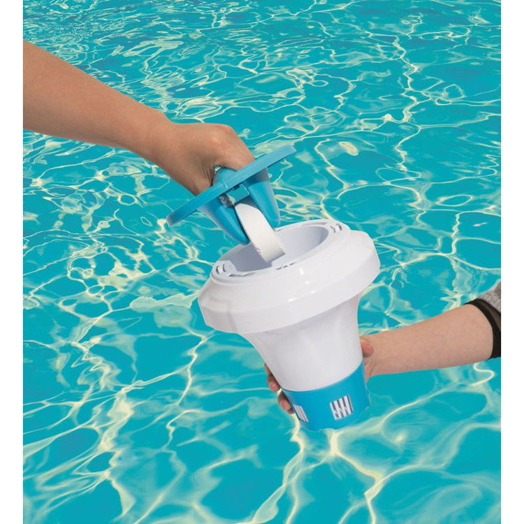 Alles BESTWAY dozator plutajući za kemikalije s rukavicom ChemGuard 58474