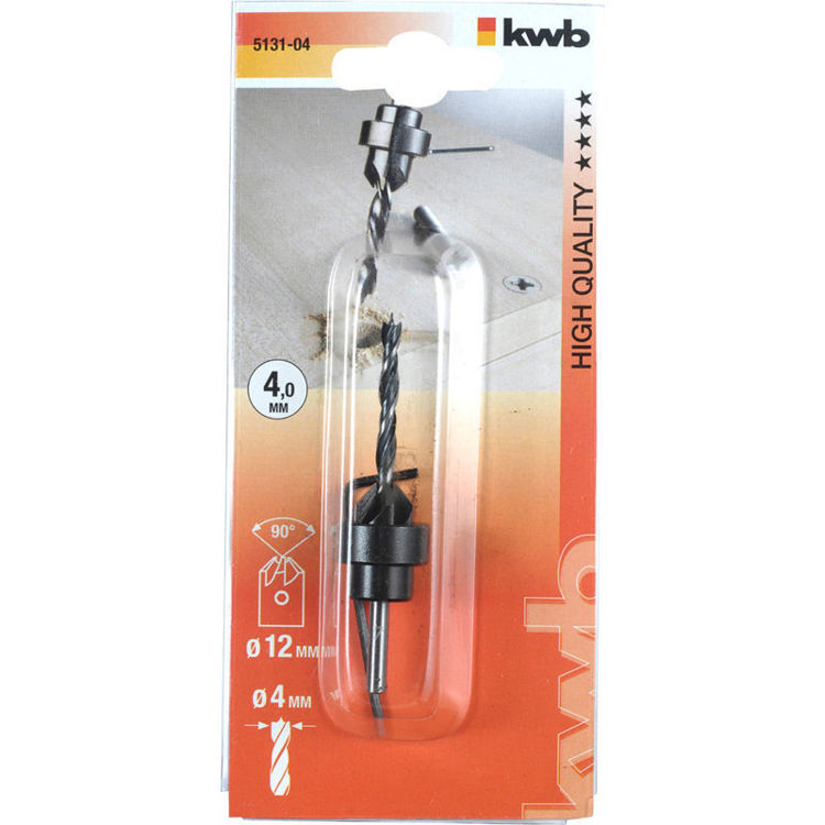 Alles KWB svrdlo za drvo s upuštačem 4 mm