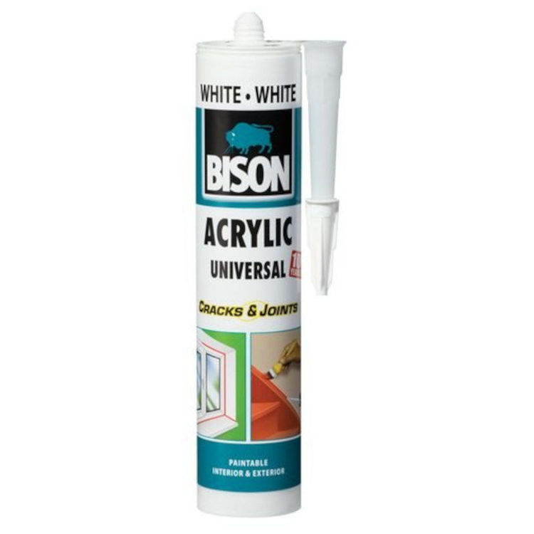 Alles BISON akrilno brtvilo L0410090 BIJELO 300ml