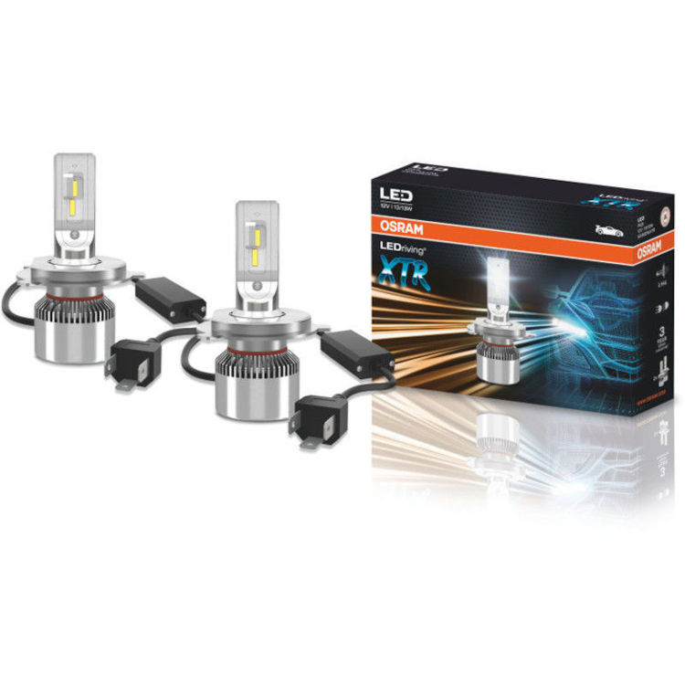 Alles OSRAM LED auto žarulja 64193DWXTR 13W/13W/6000K H4 12V P43T DUO-Pack