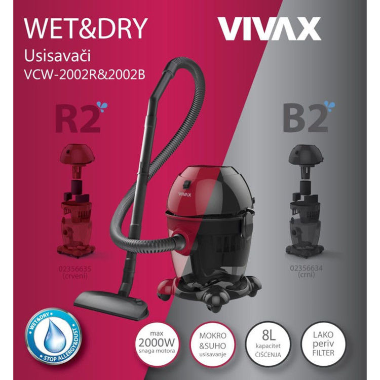 Alles VIVAX usisavač VCW-2002R R2