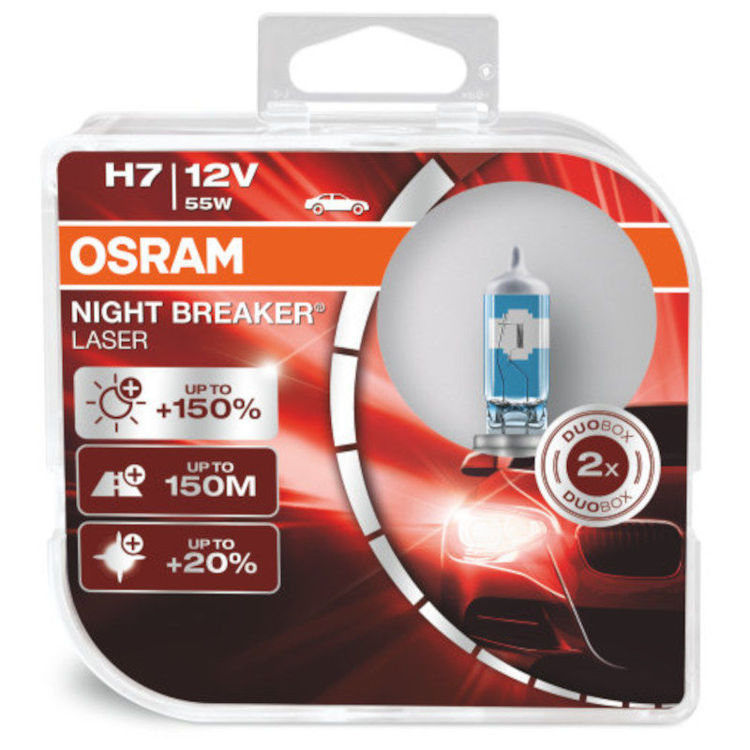 Alles OSRAM auto žarulja NIGHT BREAKER LASER H7