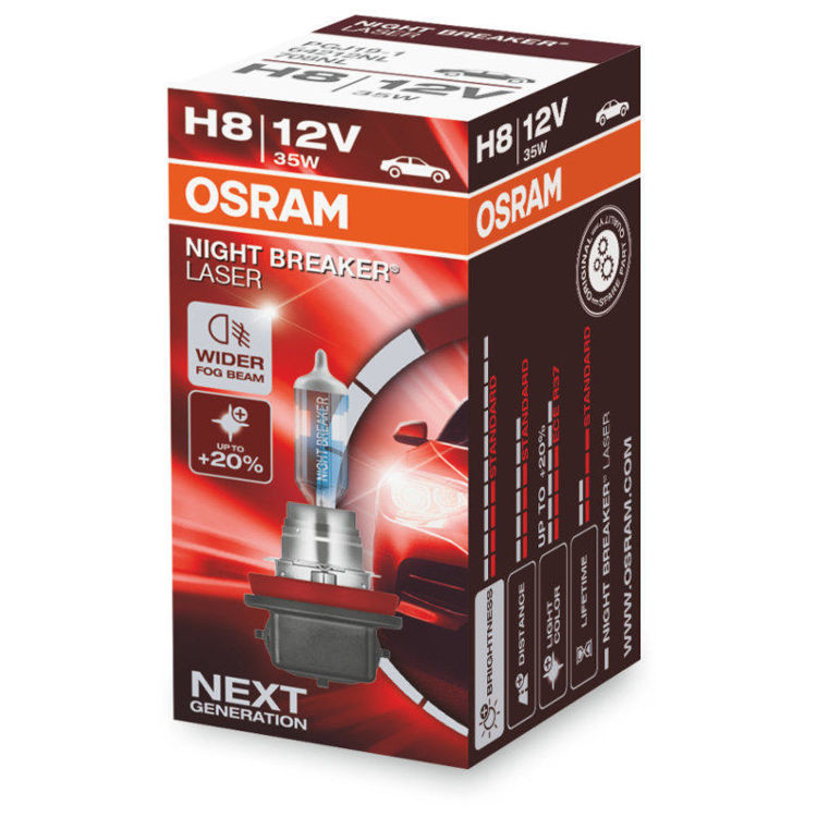 Alles OSRAM auto žarulja NIGHT BREAKER LASER H8