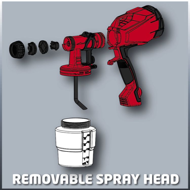 Alles EINHELL pištolj električni za prskanje boje TC-SY 500 P