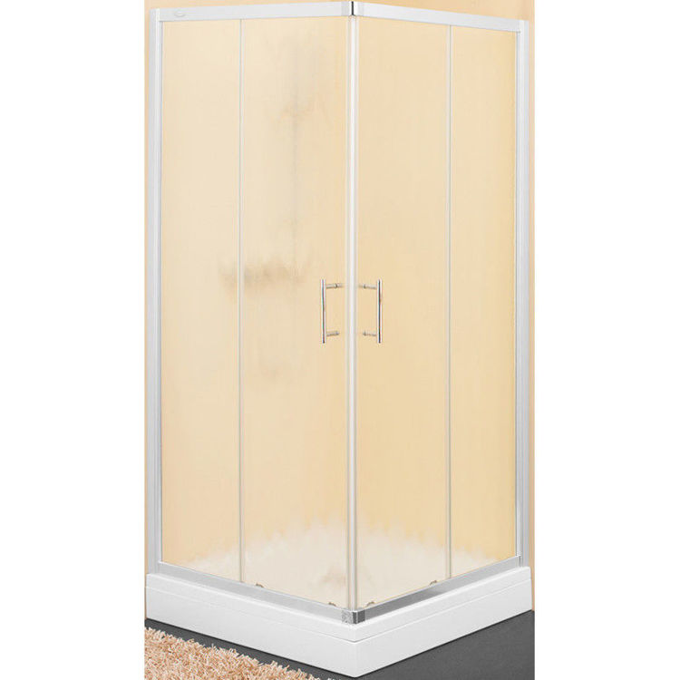 Alles KOLPA tuš kabina TKK 90/CH SQ LINE SILVER