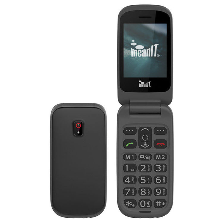 Alles MEANIT mobilni telefon SENIOR FLIP 1 CRNI
