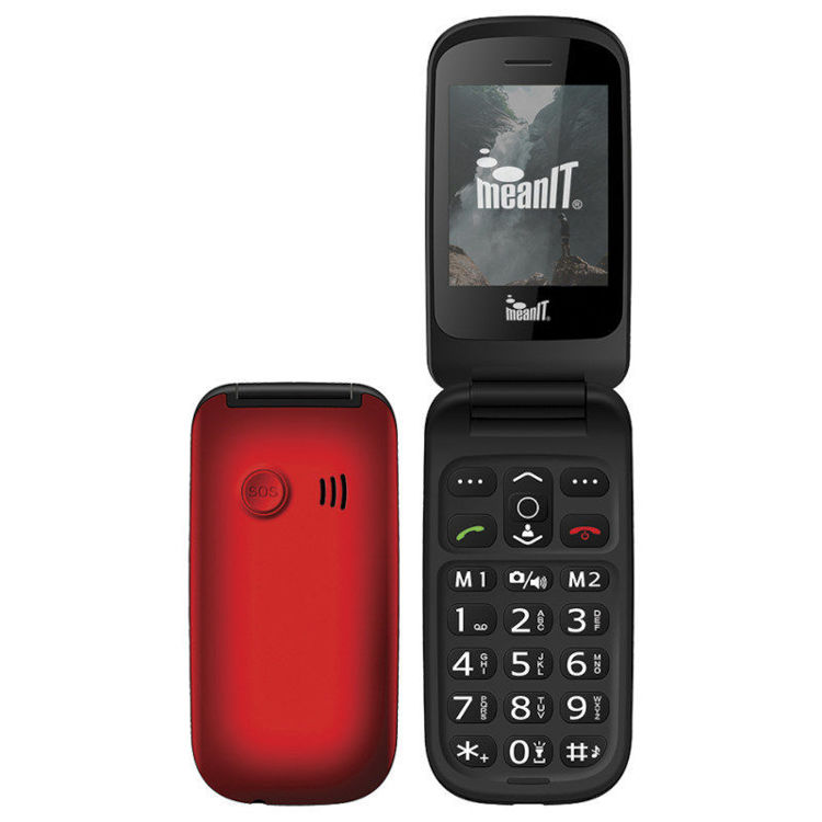 Alles MEANIT mobilni telefon SENIOR FLIP 1 CRVENI