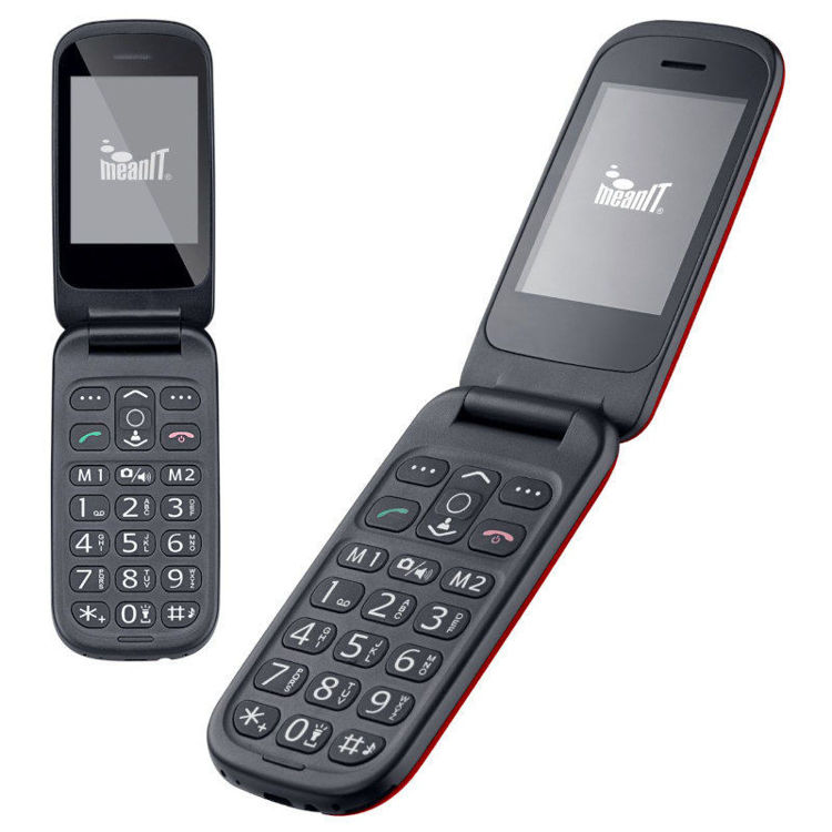 Alles MEANIT mobilni telefon SENIOR FLIP 1 CRVENI