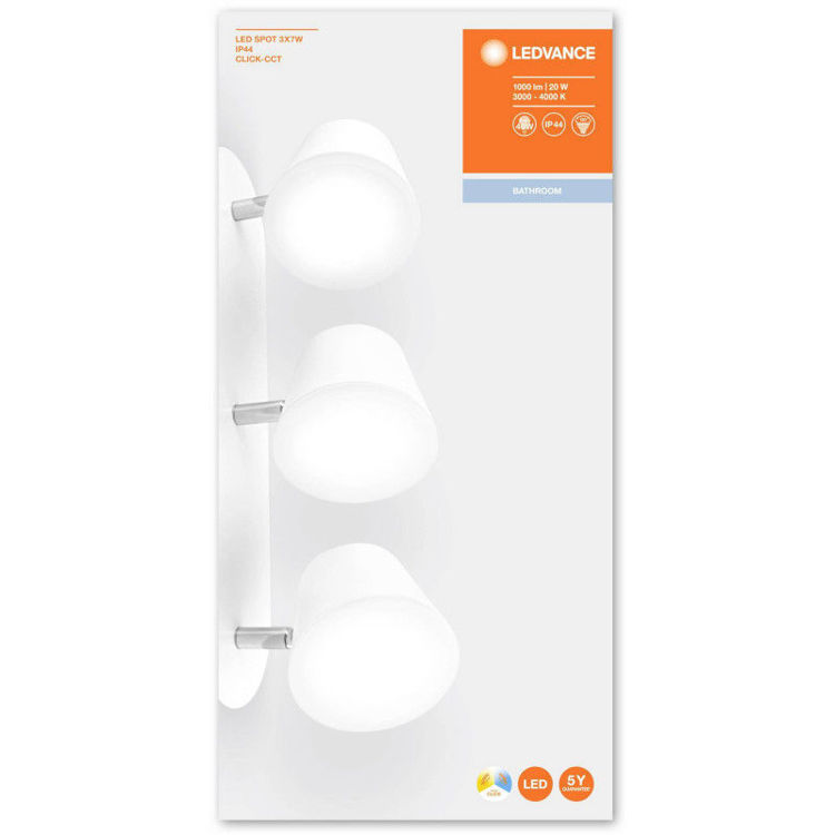 Alles LEDVANCE LED stropna svjetiljka SPOT 3x7W IP44 930-940CLICK-CCT