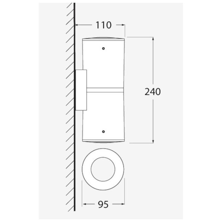 Alles FUMAGALLI LED zidna svjetiljka FRANCA 90-2L WALL WHITE 7 W 3000K