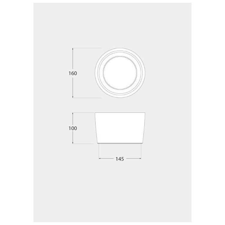 Alles FUMAGALLI LED svjetiljka LIVIA 160 BLACK 10 W 