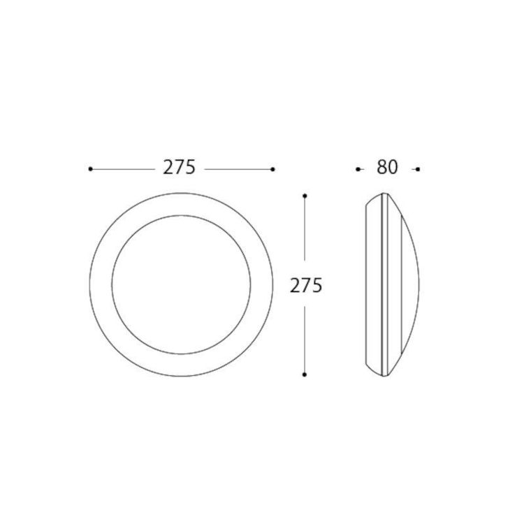 Alles FUMAGALLI LED zidna svjetiljka BERTA WHITE E27