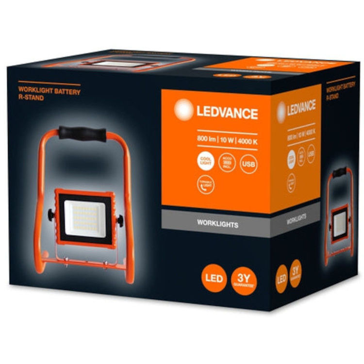 Alles LEDVANCE reflektor baterijski WORKLIGHT 10W/840 IP44