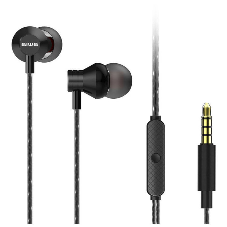 Alles AIWA slušalice In-Ear sa mikrofonom ESTM-50BK
