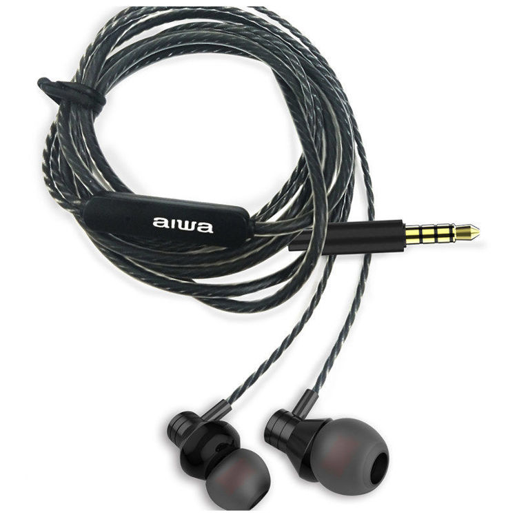Alles AIWA slušalice In-Ear sa mikrofonom ESTM-50BK