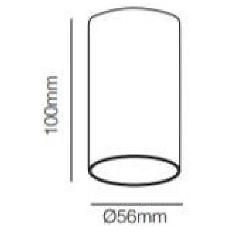 Alles Svjetiljka ROTONDO MINI WHITE GU10