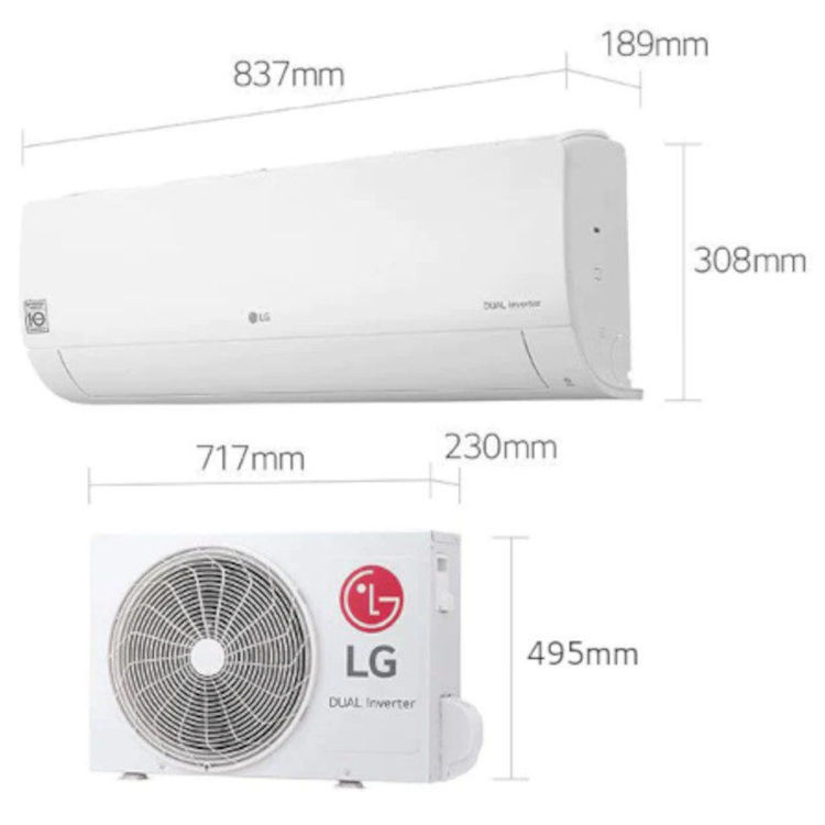 Alles LG klima S12EQ.NSJ / S12EQ.UA3 3.5 KW inverter