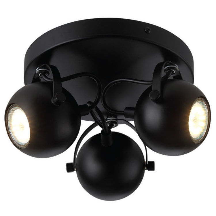 Alles Reflektor C10129-3 3xGU10 MATT BLACK