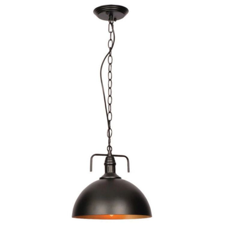 Visilica LOFT 112 BLACK/GOLD E27