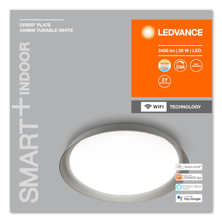 Alles LEDVANCE LED svjetiljka SMART + WIFI ORBIS Plate 430 GR