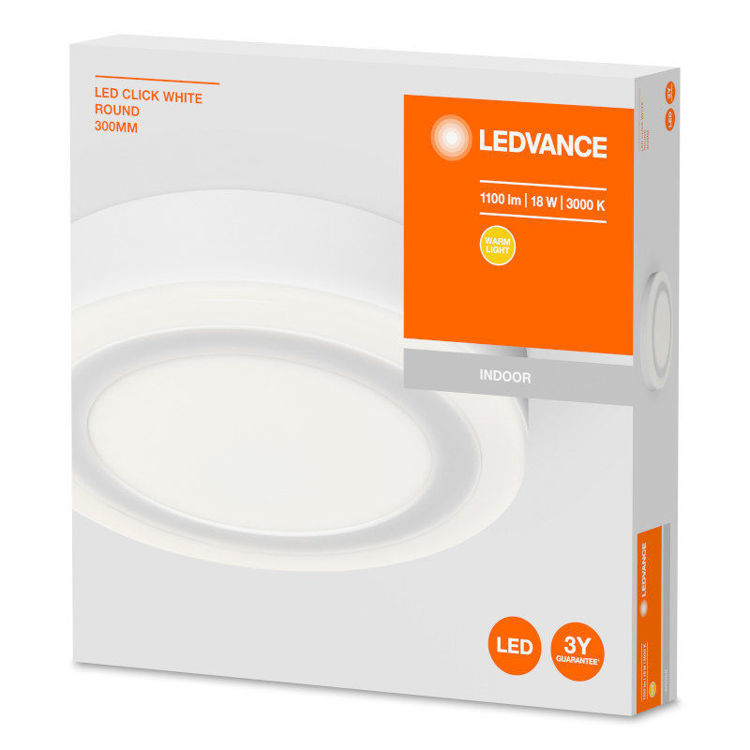 Alles LEDVANCE LED svjetiljka LED CLICK WHITE RD 300 mm 18 W
