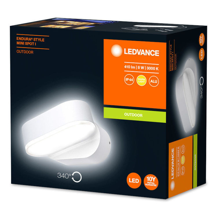 Alles LEDVANCE LED vanjska zidna svjetiljka ENDURA STYLE Mini Spot I 8 W WT
