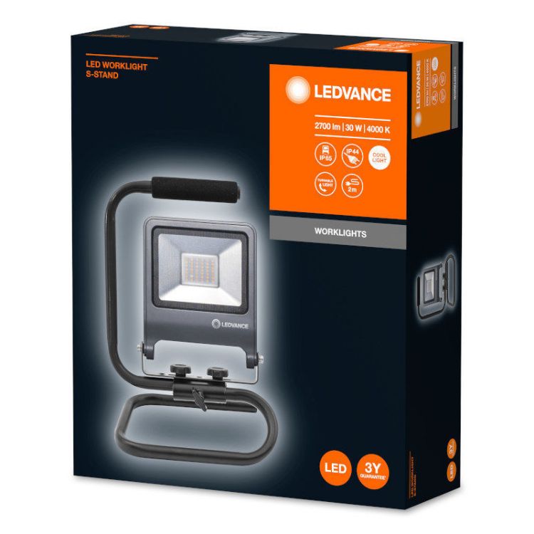 Alles LEDVANCE LED reflektor LED WORKLIGHT S-STAND 30 W 4000 K IP65