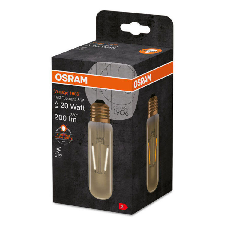 Alles OSRAM LED žarulja Vintage 1906 TUBE 20 CL 2.5 W/2000 K E27