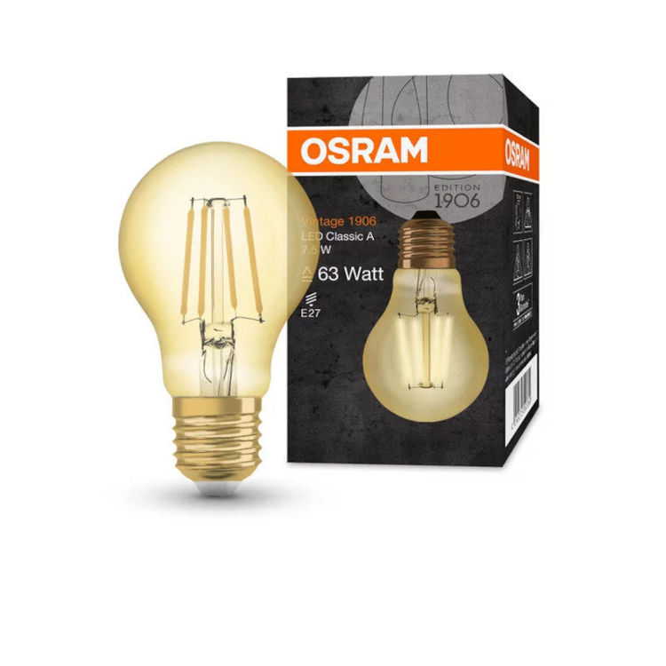 Alles OSRAM LED žarulja Vintage 1906 CLAS A 63 7.5 W/2400 K E27