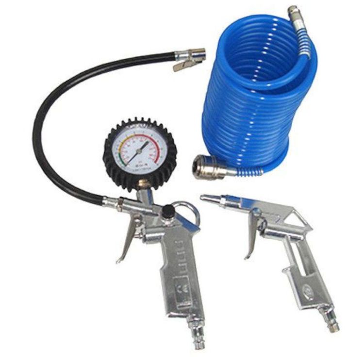 Alles PRAKTIK TOOLS kompresor PTQ121 + SET PTA040