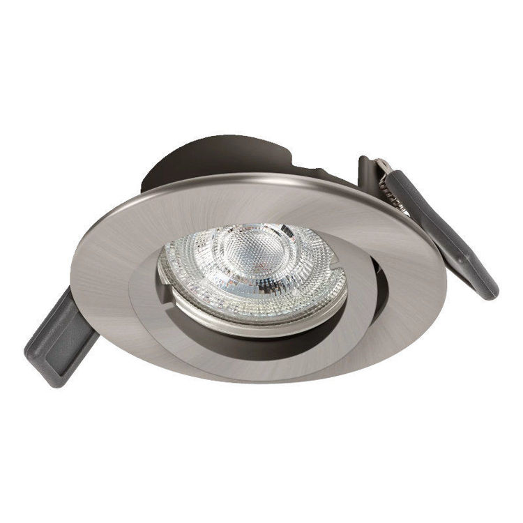 Alles LEDVANCE LED ugradna stropna svjetiljka RECESS GU10 ADJ 4.3W 2700K Brušeni nikal