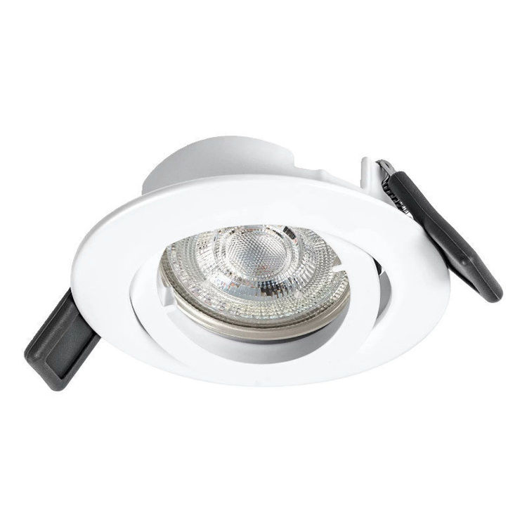 Alles LEDVANCE LED ugradna stropna svjetiljka RECESS GU10 ADJ 4.3W 2700K Bijela