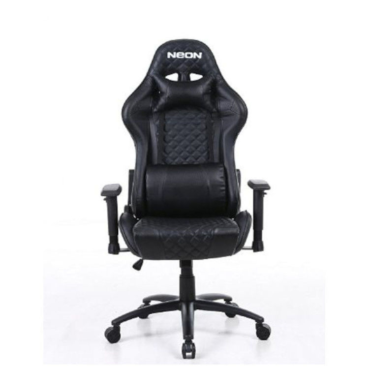 Alles NEON Stolica gaming  ESPORTS WARRIOR CRNA