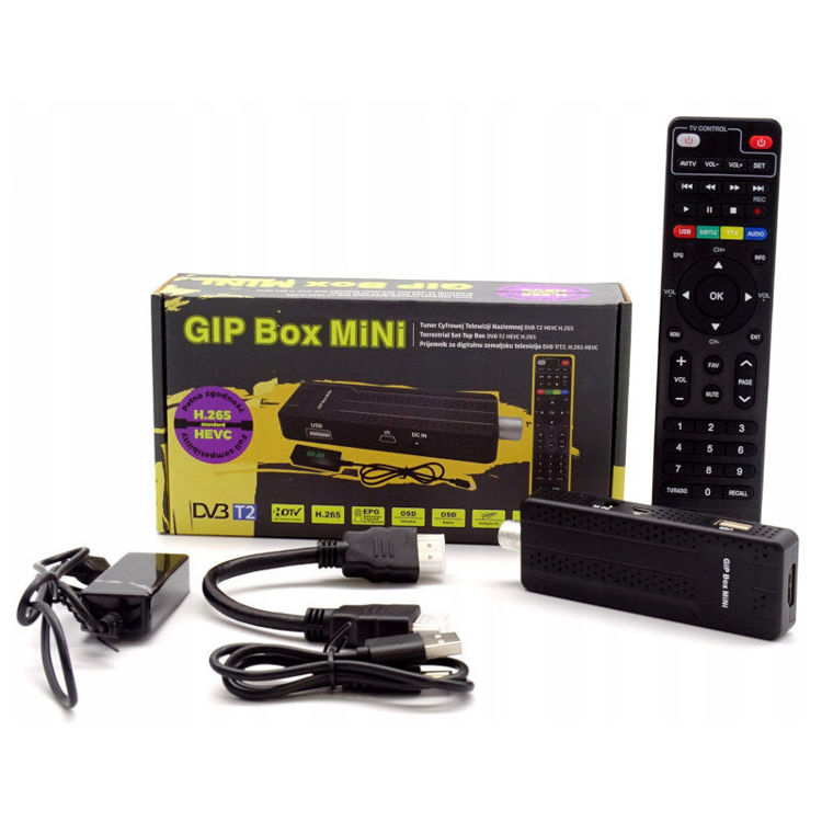 Alles Prijemnik DVB-T2 DVB-T2 GIP BOX MINI
