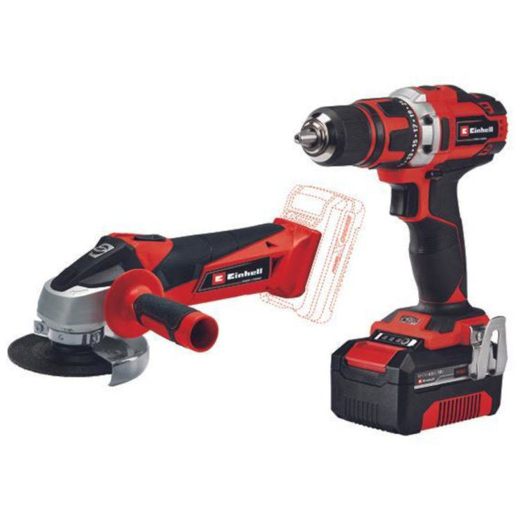 Alles EINHELL set aku bušilice i brusilice TE-TK 18/2 Li Kit (CD+AG)